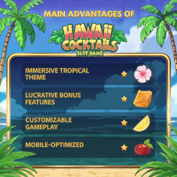 Hawaii Cocktails slot machine gameplay